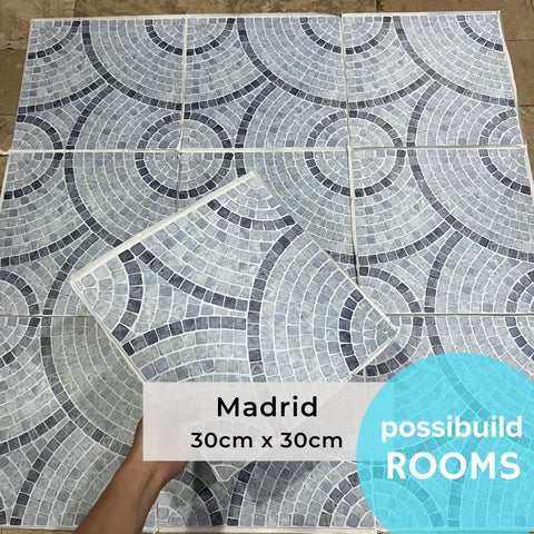 Floor Tile Peel and Stick - Madrid (1 BOX)