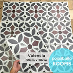 Floor Tile Peel and Stick - Valencia (1 BOX)