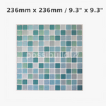 3D Tiles - Mosaic Blue