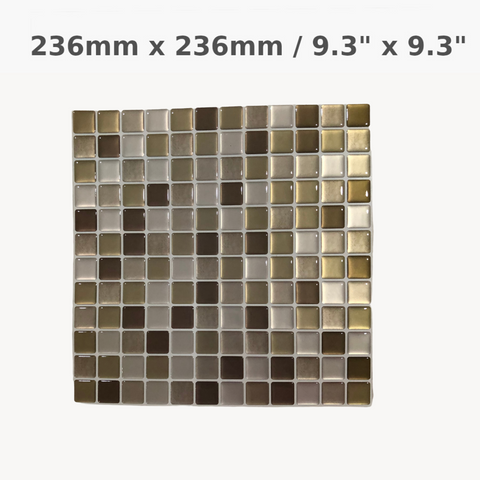 3D Tiles - Mosaic Gold