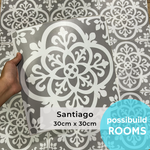 Floor Tile Peel and Stick - Santiago (1 BOX)